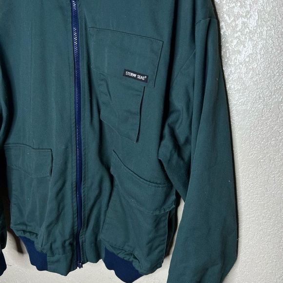 Stormy Seas Full Zip Jacket Made In USA Medium - Picture 2 of 6